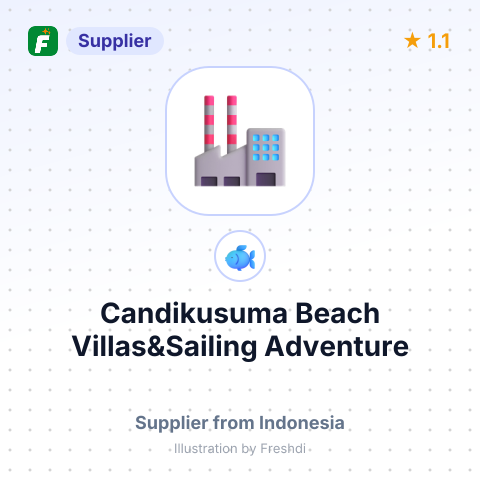 Candikusuma Beach Villas&Sailing Adventure – summary card, no photo uploaded yet