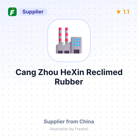 Cang Zhou HeXin Reclimed Rubber – summary card, no photo uploaded yet