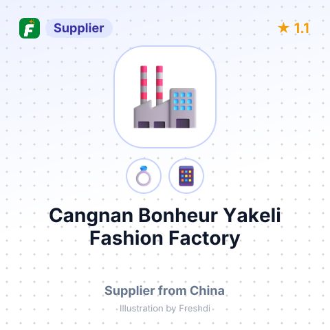 Cangnan Bonheur Yakeli Fashion Factory – summary card, no photo uploaded yet