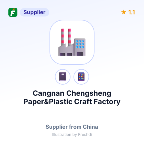 Cangnan Chengsheng Paper&Plastic Craft Factory – summary card, no photo uploaded yet