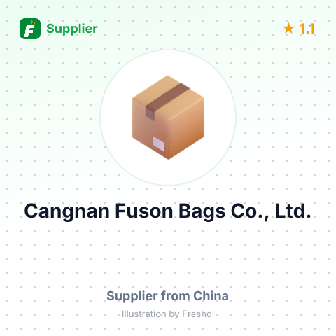 Cangnan Fuson Bags Co., Ltd. – summary card, no photo uploaded yet