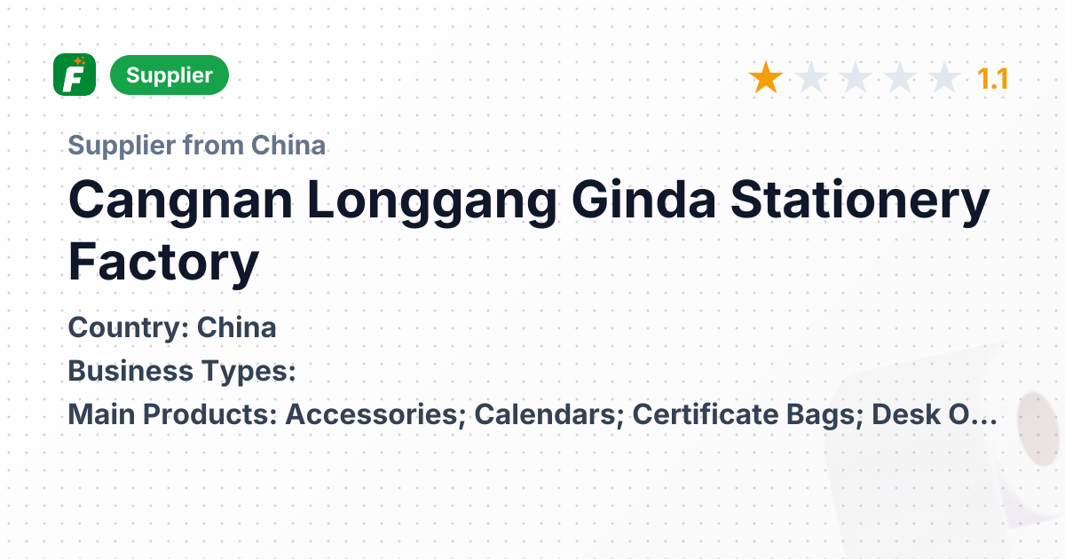 Cangnan Longgang Ginda Stationery Factory | 2015 Established, Notebooks ...