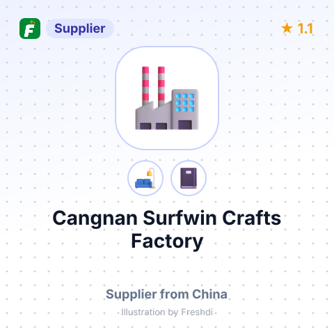 Cangnan Surfwin Crafts Factory – summary card, no photo uploaded yet