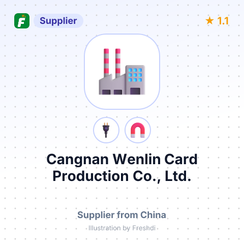 Cangnan Wenlin Card Production Co., Ltd. – summary card, no photo uploaded yet