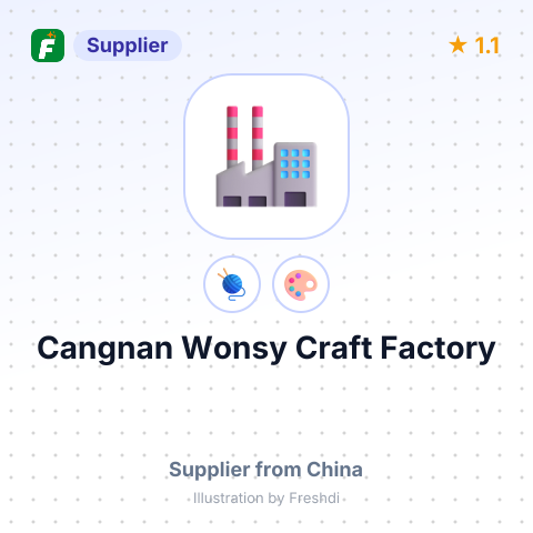 Cangnan Wonsy Craft Factory – summary card, no photo uploaded yet