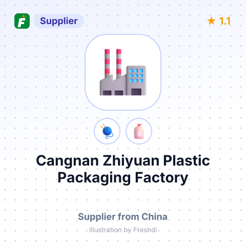 Cangnan Zhiyuan Plastic Packaging Factory – summary card, no photo uploaded yet