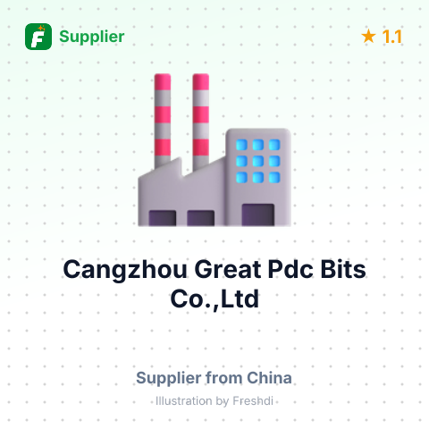Cangzhou Great Pdc Bits Co.,Ltd – summary card, no photo uploaded yet