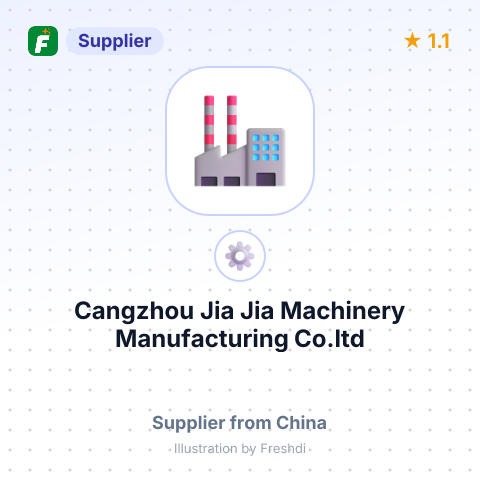 Cangzhou Jia Jia Machinery Manufacturing Co.ltd – summary card, no photo uploaded yet