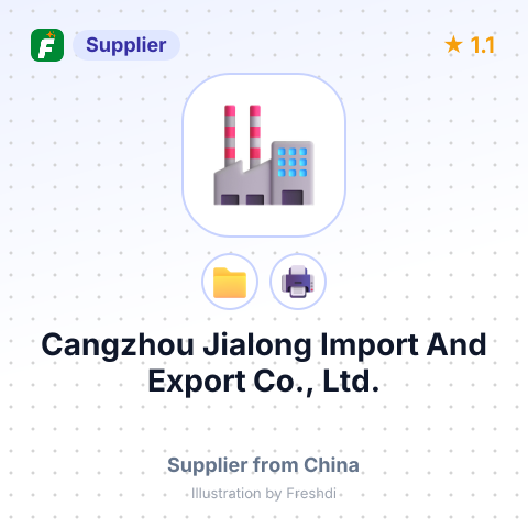 Cangzhou Jialong Import And Export Co., Ltd. – summary card, no photo uploaded yet