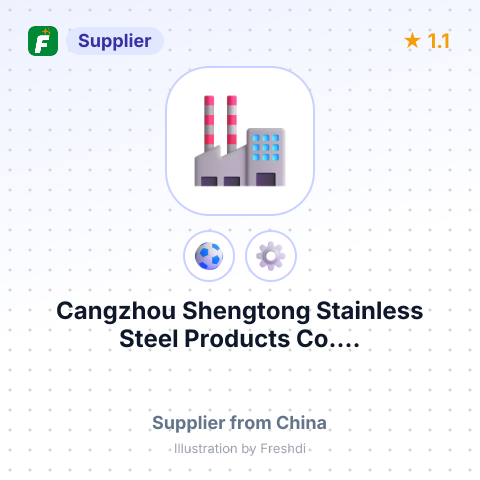 Cangzhou Shengtong Stainless Steel Products Co.... – summary card, no photo uploaded yet