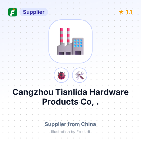Cangzhou Tianlida Hardware Products Co, . – summary card, no photo uploaded yet