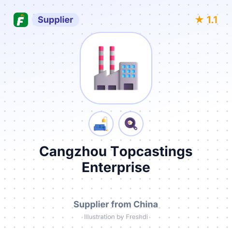 Cangzhou Topcastings Enterprise – summary card, no photo uploaded yet