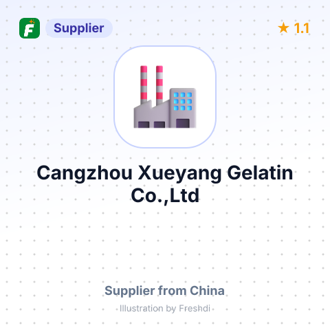 Cangzhou Xueyang Gelatin Co.,Ltd – summary card, no photo uploaded yet