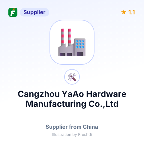 Cangzhou YaAo Hardware Manufacturing Co.,Ltd – summary card, no photo uploaded yet