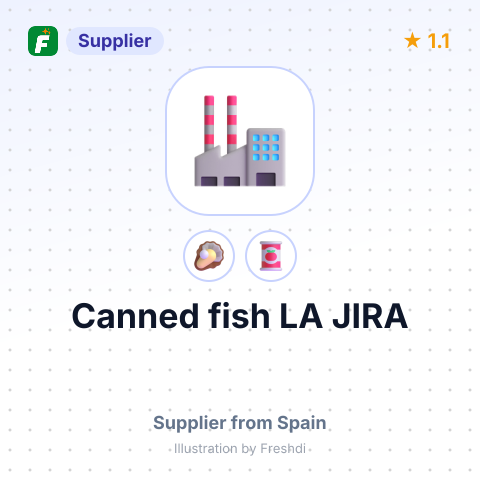 Canned fish LA JIRA – summary card, no photo uploaded yet