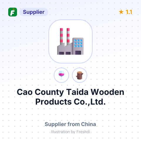 Cao County Taida Wooden Products Co.,Ltd. – summary card, no photo uploaded yet