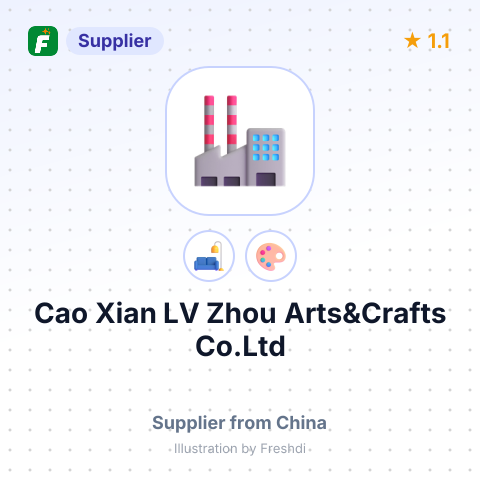 Cao Xian LV Zhou Arts&Crafts Co.Ltd – summary card, no photo uploaded yet