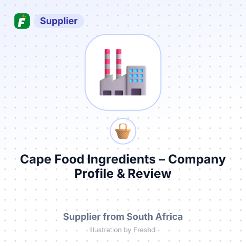 Cape Food Ingredients – summary card, no photo uploaded yet