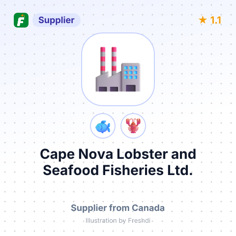Cape Nova Lobster and Seafood Fisheries Ltd. – summary card, no photo uploaded yet