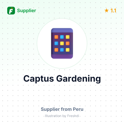 Captus Gardening  – summary card, no photo uploaded yet