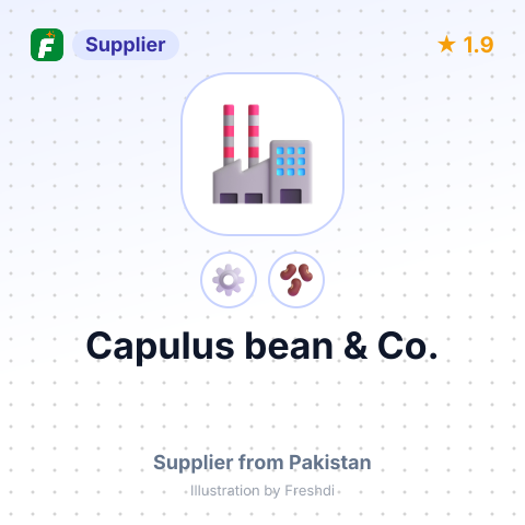 Capulus bean & Co. – summary card, no photo uploaded yet