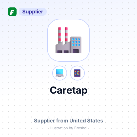 Caretap – summary card, no photo uploaded yet