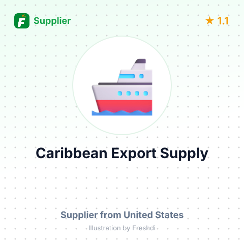 Caribbean Export Supply – summary card, no photo uploaded yet