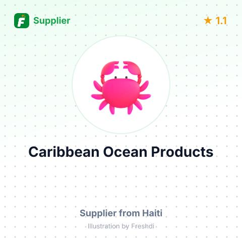 Caribbean Ocean Products  – summary card, no photo uploaded yet