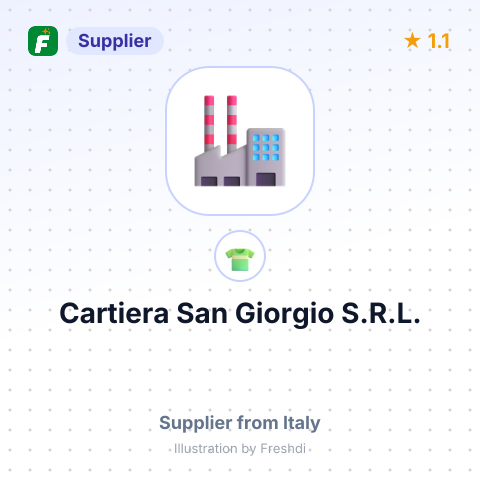 Cartiera San Giorgio S.R.L. – summary card, no photo uploaded yet