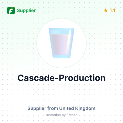 Cascade-Production – summary card, no photo uploaded yet