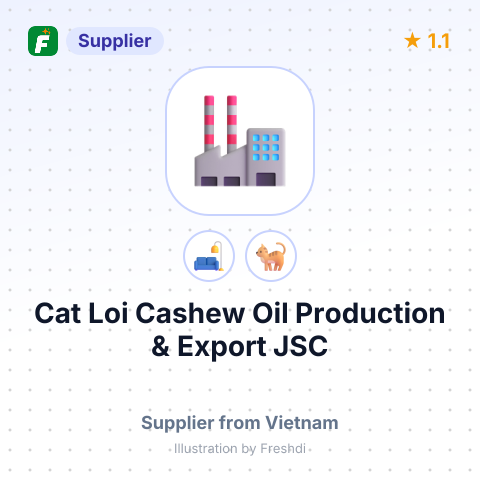 Cat Loi Cashew Oil Production & Export JSC – summary card, no photo uploaded yet