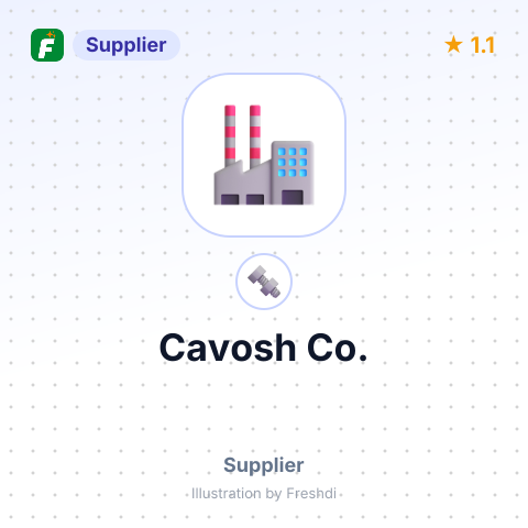 Cavosh Co. – summary card, no photo uploaded yet