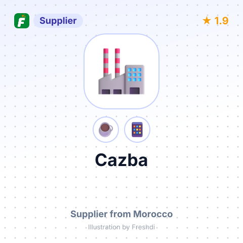 Cazba – summary card, no photo uploaded yet
