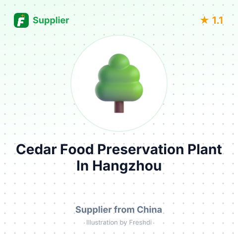 Cedar Food Preservation Plant In Hangzhou – summary card, no photo uploaded yet