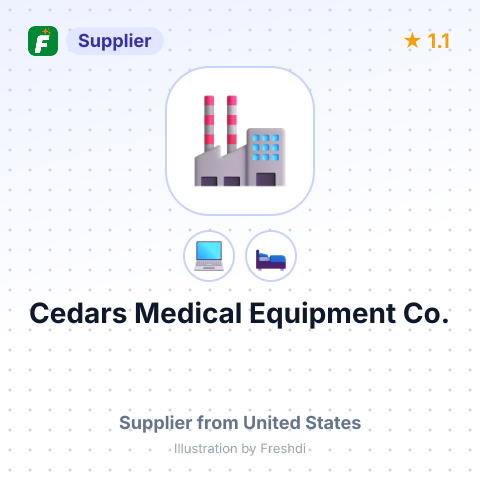 Cedars Medical Equipment Co. – summary card, no photo uploaded yet