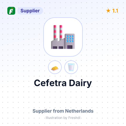 Cefetra Dairy – summary card, no photo uploaded yet