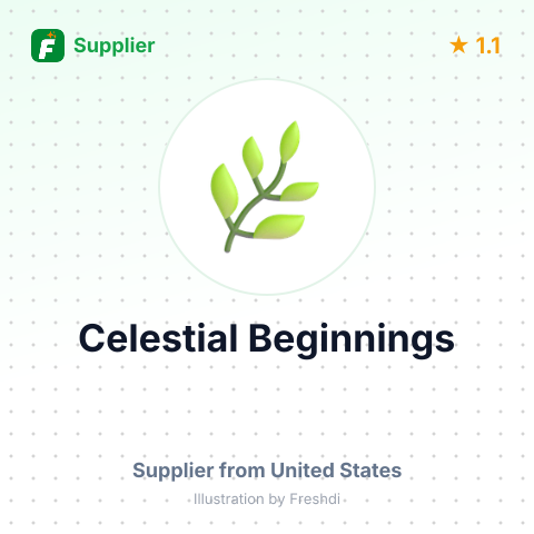 Celestial Beginnings – summary card, no photo uploaded yet