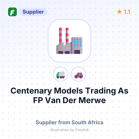 Centenary Models Trading As FP Van Der Merwe – summary card, no photo uploaded yet