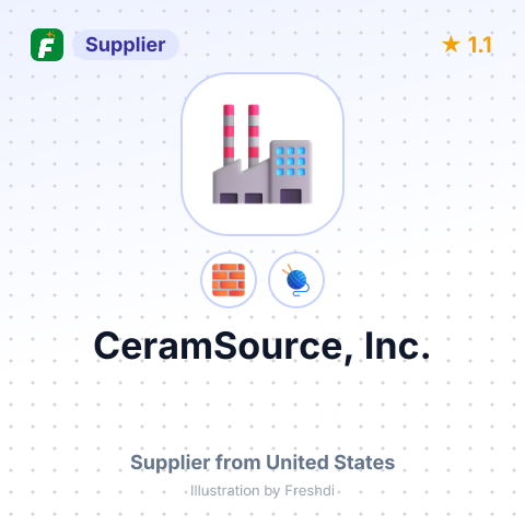 CeramSource, Inc. – summary card, no photo uploaded yet