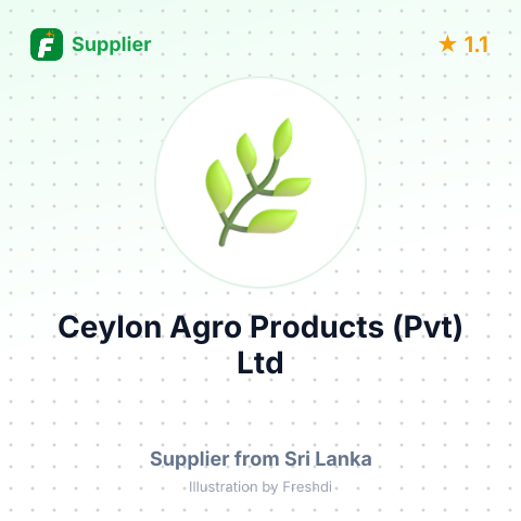 Ceylon Agro Products (Pvt) Ltd  – summary card, no photo uploaded yet