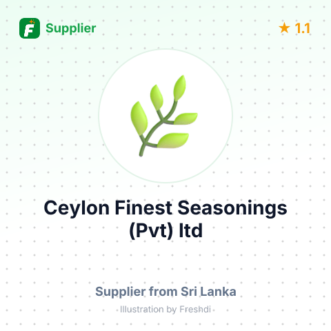 Ceylon Finest Seasonings (Pvt) ltd – summary card, no photo uploaded yet