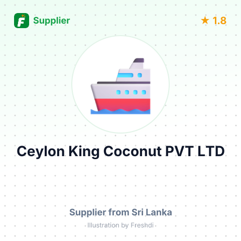 Ceylon King Coconut PVT LTD – summary card, no photo uploaded yet