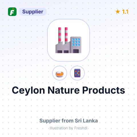 Ceylon Nature Products  – summary card, no photo uploaded yet