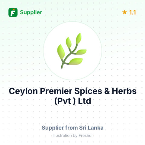 Ceylon Premier Spices & Herbs (Pvt ) Ltd  – summary card, no photo uploaded yet