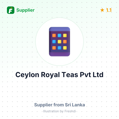 Ceylon Royal Teas Pvt Ltd  – summary card, no photo uploaded yet