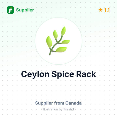 Ceylon Spice Rack  – summary card, no photo uploaded yet