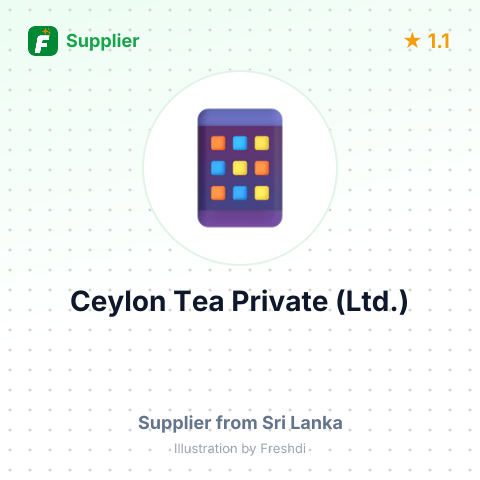 Ceylon Tea Private (Ltd.)  – summary card, no photo uploaded yet