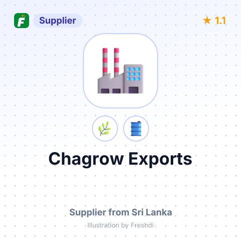 Chagrow Exports  – summary card, no photo uploaded yet