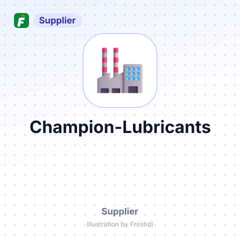 Champion Lubricants – summary card, no photo uploaded yet