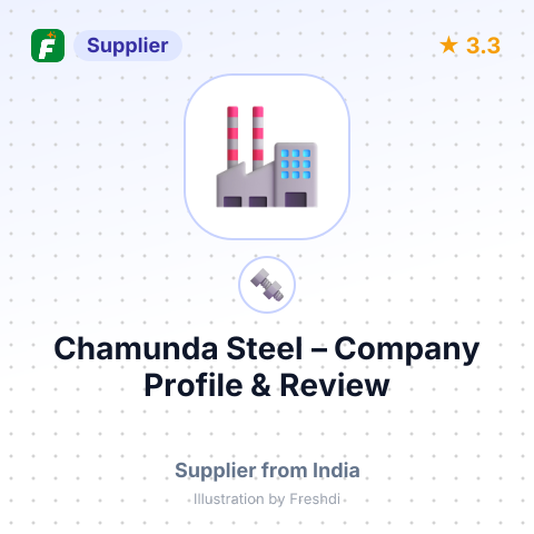 Chamunda Steel – summary card, no photo uploaded yet